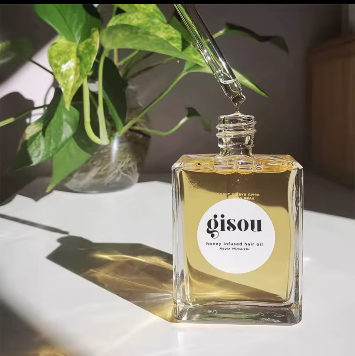 Gisou Honey Infused Hair Oil Improve Dry Hair Care Essential Flexibility Smooth Long Lasting Fragrance Retention Conditioner